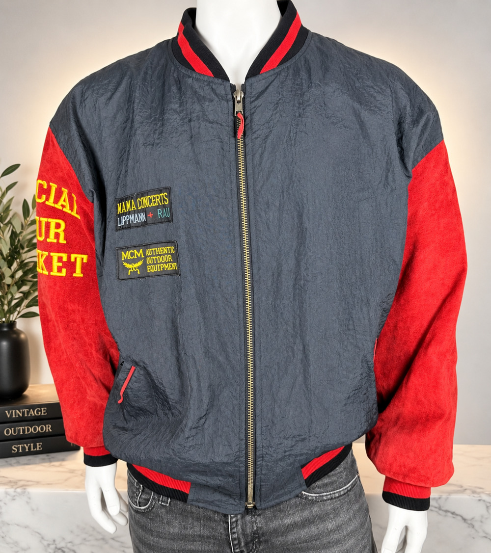 Vtg 90s MCM Mama Concert Promoters Crew Jacket Engelbert Humperdinck Estate Rare